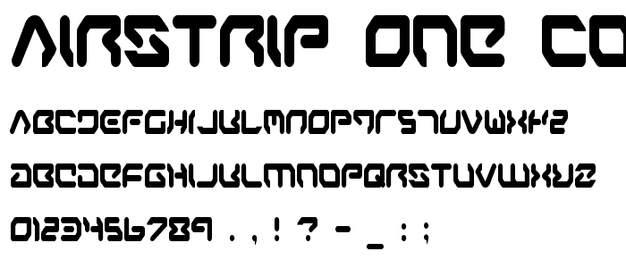 Airstrip One Condensed font